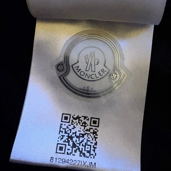 Moncler Men's Polo in Black with Red Accents Size Medium $395 - Picture 11 of 16